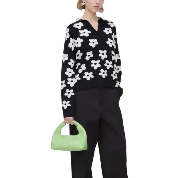 MARC JACOBS The Sack Bag Mini Green‎ Leather Purse with Pouch NWOT - Picture 2 of 9